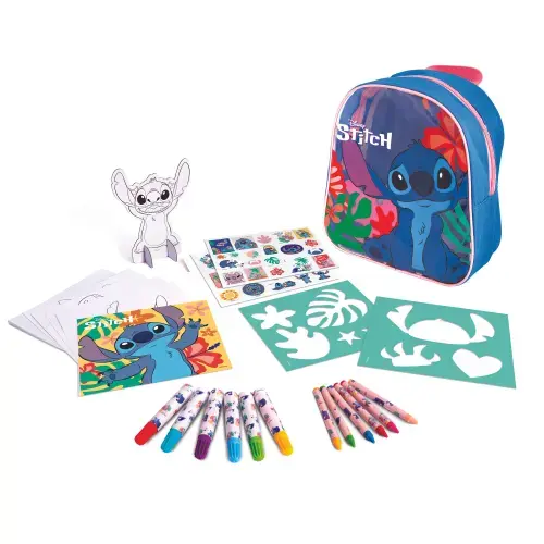 Set pentru desen As Art - Disney Stitch, cu rucsac
