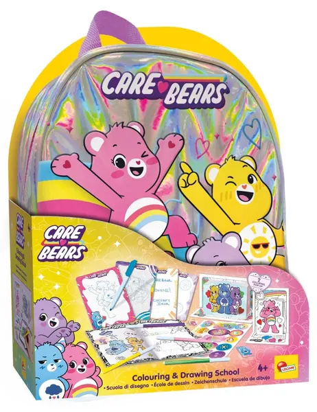 Set pentru desen Lisciani Care Bears - cu rucsac