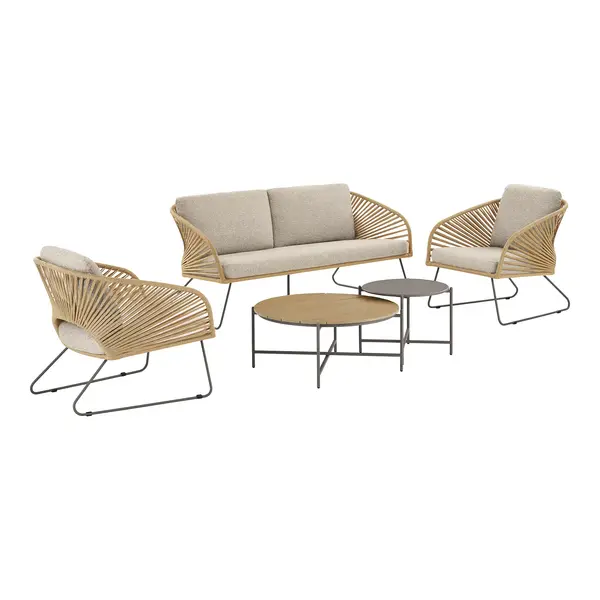 Set pentru exterior VALERIS 5PCS - Beige