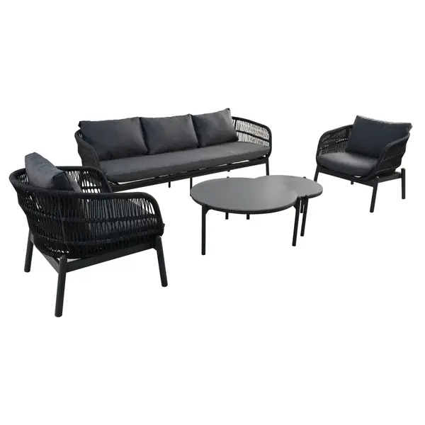 Set pentru exterior ZALEO - Gri inchis