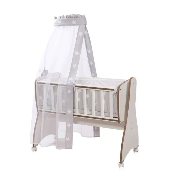 Set pentru leagan FIRST DREAMS ranforce stele gri66689