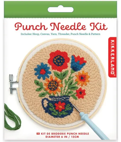 Set pentru perforator broderie Kikkerland - Buchet de flori