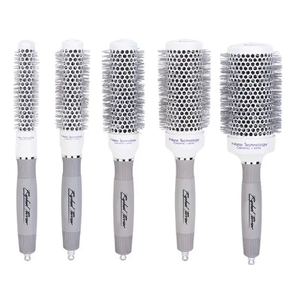 Set perii de par ceramice rotunde Raphael Perrier Round Brush Pack 5 buc