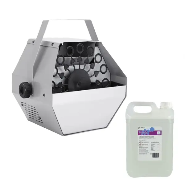 Set petrecere masina de baloane si lichid, DEPOX , 60w, argintiu