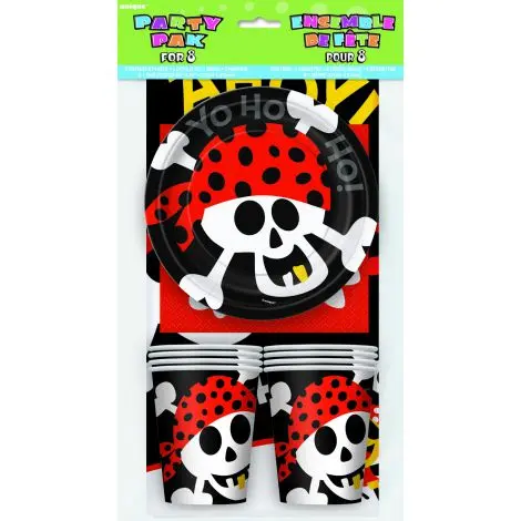 Set petrecere pirati 8 copii