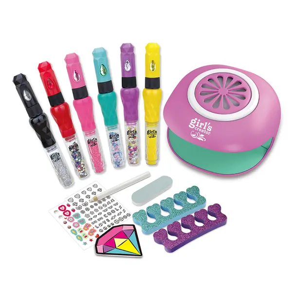 Set pictura pentru unghii, cu accesorii - multicolor