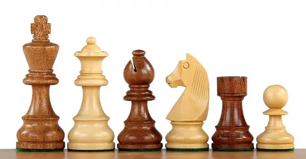 Set Piese sah lemn German Staunton 6 Clasic - Imperfect