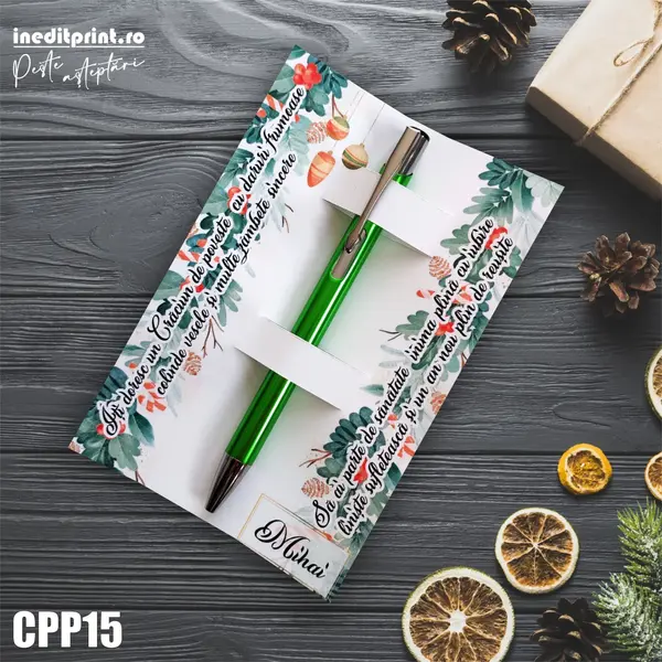Set Pix + Cartonas personalizat Craciun CPP15