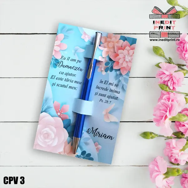 Set Pix + Cartonas personalizat Fluturi CPV3