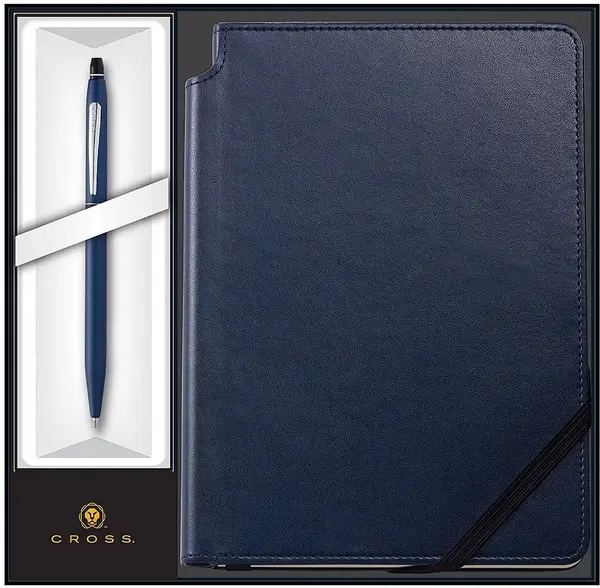 Set pix Cross Click - Midnight Blue, cu agenda