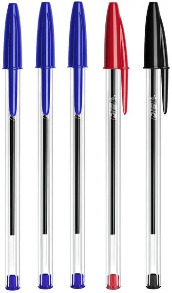 Set pixuri BIC Cristal - 1.0 mm, 5 buc