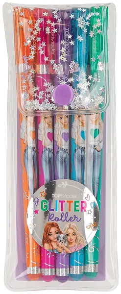 Set pixuri cu gel cu sclipici Depesche TopModel - 5 buc.