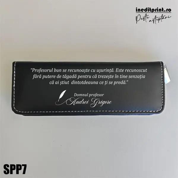 Set pixuri in cutie personalizata - profesori, Set 2 Pixuri Okonel-Negru SPP7 Set 2 pixuri + penar Niveum-Negru