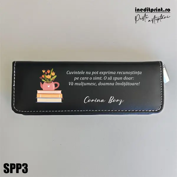 Set pixuri in cutie personalizata - profesori, Set 2 Pixuri Okonel-Negru SPP3 Set 2 pixuri + penar Niveum-Negru