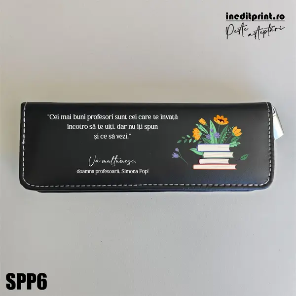 Set pixuri in cutie personalizata - profesori, Set 2 Pixuri Okonel-Negru SPP6 Set 2 pixuri + penar Niveum-Negru