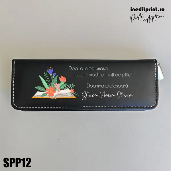 Set pixuri in cutie personalizata - profesori, Set 2 Pixuri Okonel-Negru SPP12 Set 2 pixuri + penar Niveum-Negru