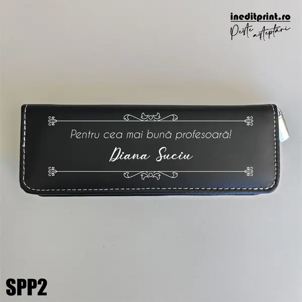 Set pixuri in cutie personalizata - profesori, Set 2 Pixuri Okonel-Negru SPP2 Set 2 pixuri + penar Niveum-Negru