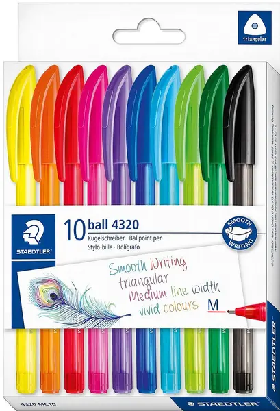Set pixuri Staedtler 423 - 10 bucati, colorate