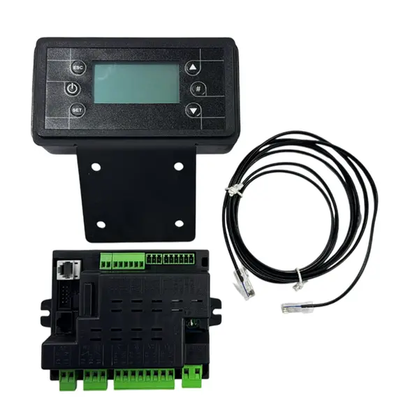 Set placa electronica cu display si cablu date, pentru centrale si termoseminee pe peleti Fornello Calore Compact si Fornello Incanto Compact 25 sau 35 kw