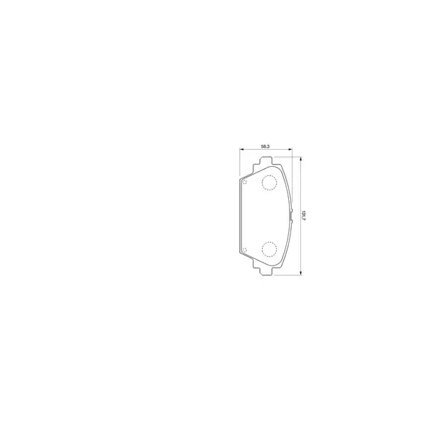 Set placute frana disc BOSCH 0 986 424 791
