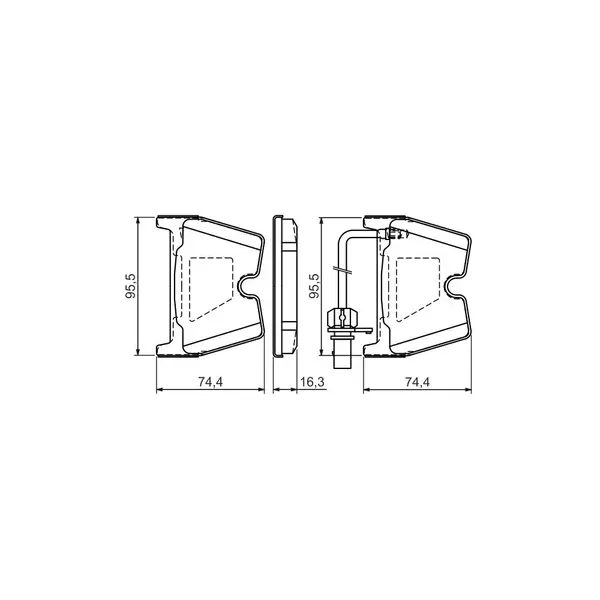 Set placute frana disc BOSCH 0 986 494 216