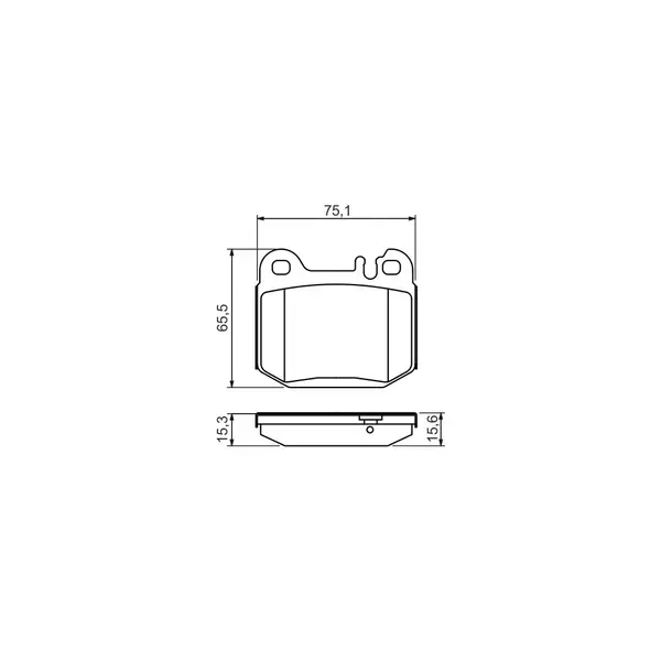 Set placute frana disc BOSCH 0 986 494 410