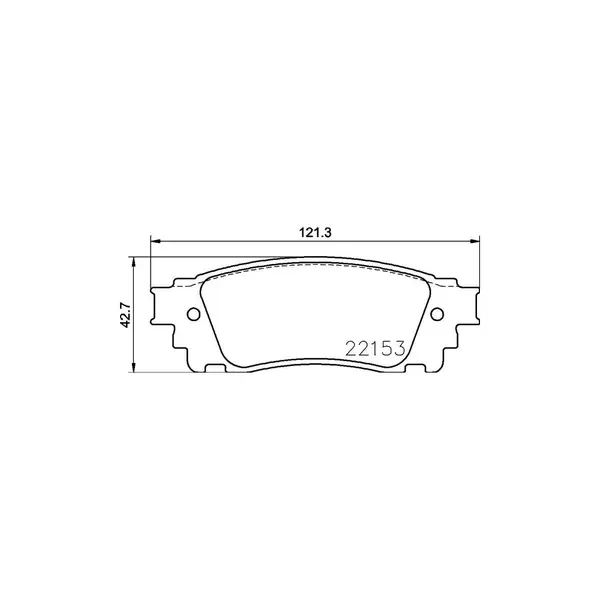 Set placute frana disc BREMBO P 83 166