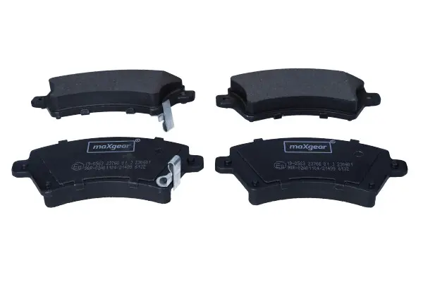 Set placute frana disc MAXGEAR 19-0563