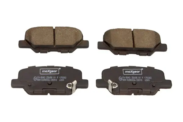 Set placute frana disc MAXGEAR 19-3043