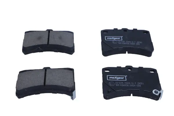 Set placute frana disc MAXGEAR 19-3135