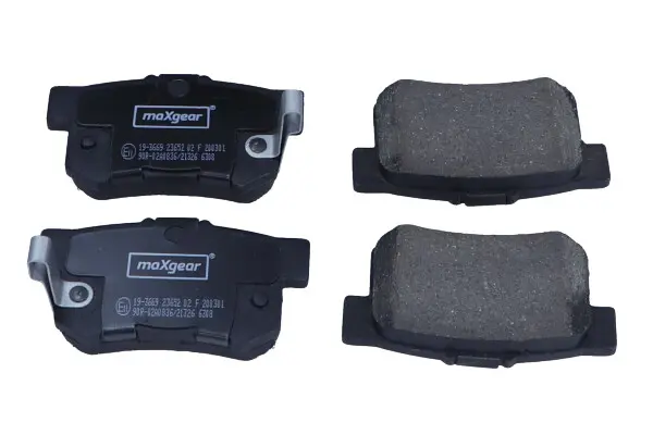 Set placute frana disc MAXGEAR 19-3669