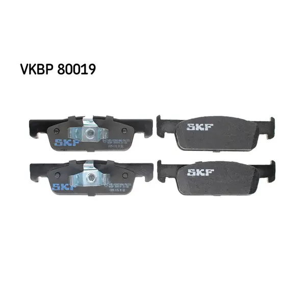 Set placute frana disc SKF VKBP 80019