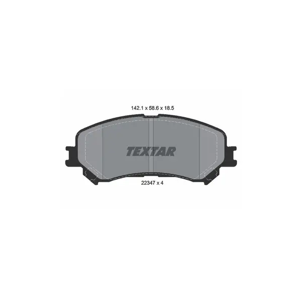 Set placute frana disc TEXTAR 2234701