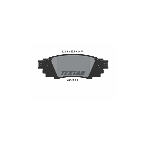 Set placute frana disc TEXTAR 2243401