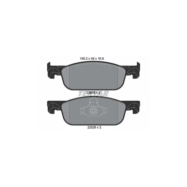 Set placute frana disc TEXTAR 2252501