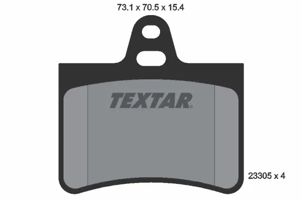 Set placute frana disc TEXTAR 2330501