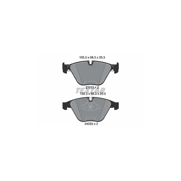 Set placute frana disc TEXTAR 2331301