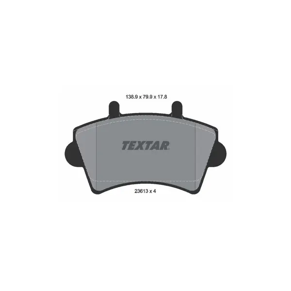 Set placute frana disc TEXTAR 2361301