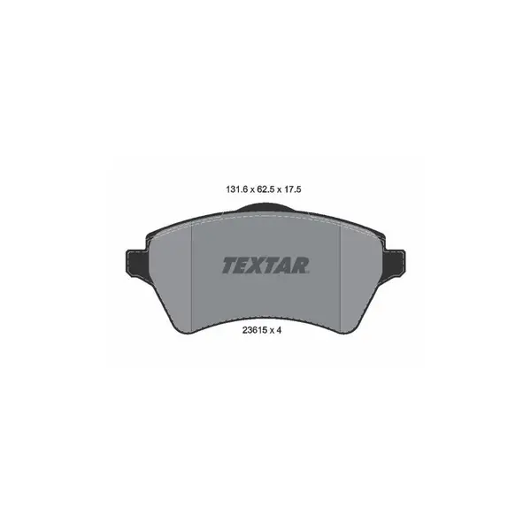 Set placute frana disc TEXTAR 2361501