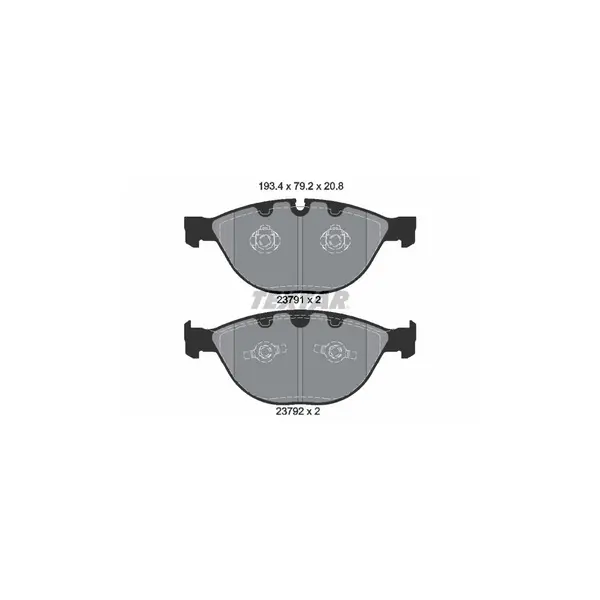Set placute frana disc TEXTAR 2379101