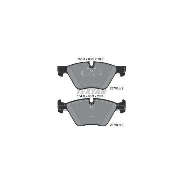 Set placute frana disc TEXTAR 2379301