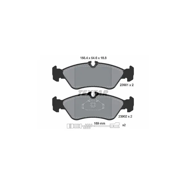 Set placute frana disc TEXTAR 2390101