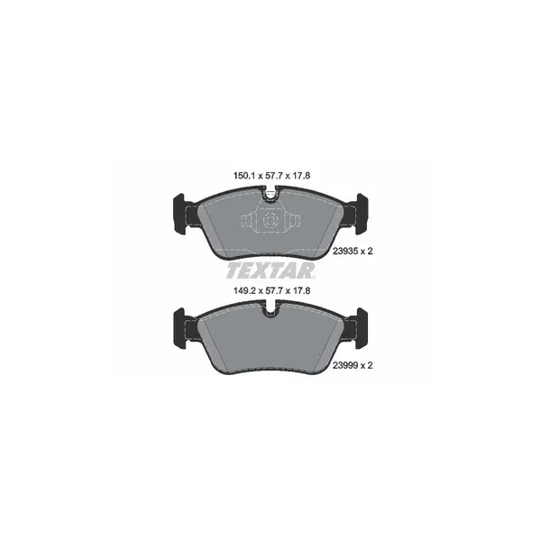 Set placute frana disc TEXTAR 2393501