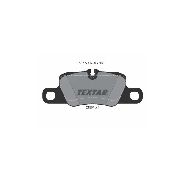Set placute frana disc TEXTAR 2455402