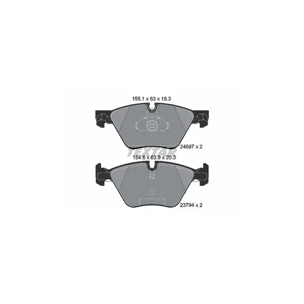 Set placute frana disc TEXTAR 2469701