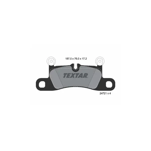 Set placute frana disc TEXTAR 2472101