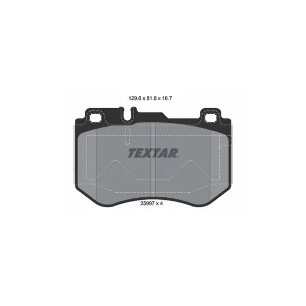 Set placute frana disc TEXTAR 2599701