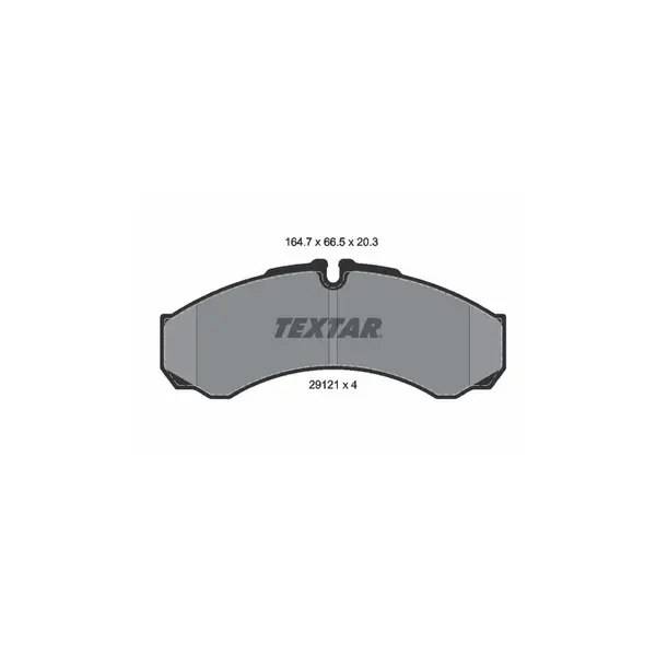 Set placute frana disc TEXTAR 2912112