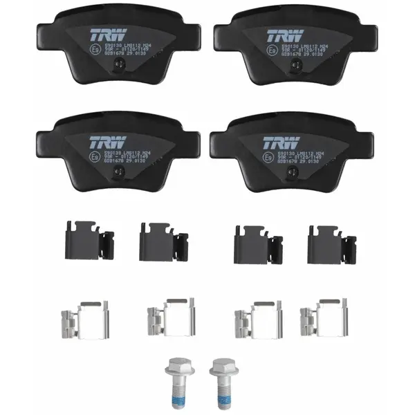 Set placute frana disc TRW GDB1678