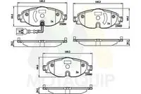Set placute frana fata Motaquip LVXL1749 Audi, VW, Skoda, Seat